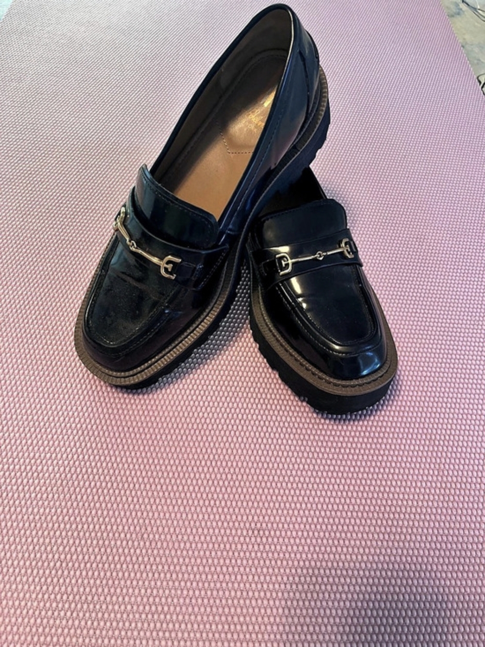Sam Edelman Laurs Platform Lug Sole Loafer Black